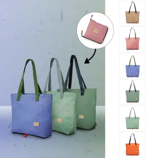 【satana】Soldier 折疊托特包 購物袋 手提包 輕量防潑水 A4文件 台灣製 SOS2855 - 多色