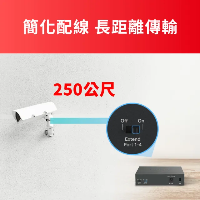 【Mercusys 水星】5埠 port Gigabit 桌上型 4埠PoE+ 乙太網路交換器 金屬殼 隨插即用 switch hub(MS105GP)
