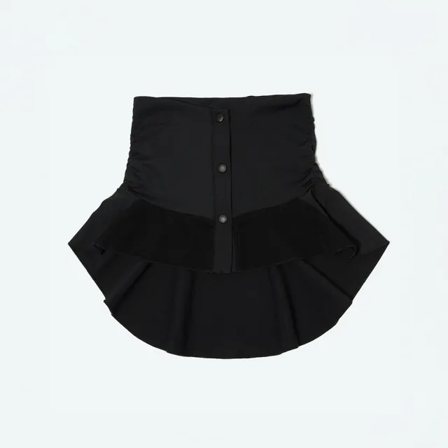 【Munsingwear】企鵝牌 女款黑色 運動舒適防曬脖圍 MLXJ0790