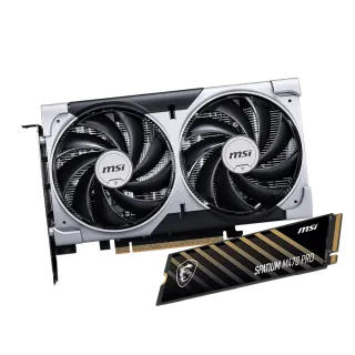 【微星】顯卡+SSD組★GeForce RTX 5060 8G VENTUS 2X OC 顯示卡+微星 SPATIUM M470 Pro 1TB SSD