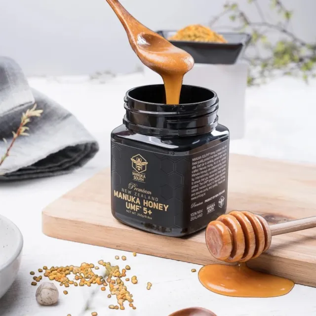 【MANUKA 麥盧卡】紐西蘭原裝進口-Manuka South麥蘆卡蜂蜜UMF 5+ (250g)單罐
