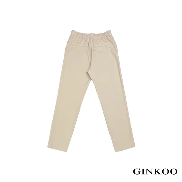 【GINKOO 俊克】前開衩合身長褲