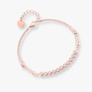 【Luciano Milano】流光雙序 純銀手鍊