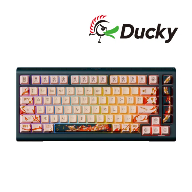 【Ducky】蛇年限定版 75%機械式鍵盤 英文 Cherry MX2A青軸