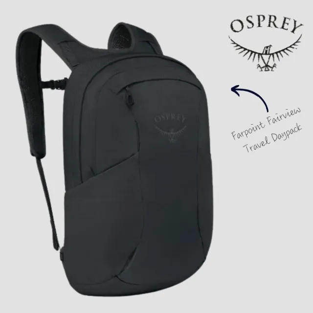 【Osprey】☆2026新改款☆ Farpoint / Fairview 15L 旅行子母包 Black 日用包 可附掛主包