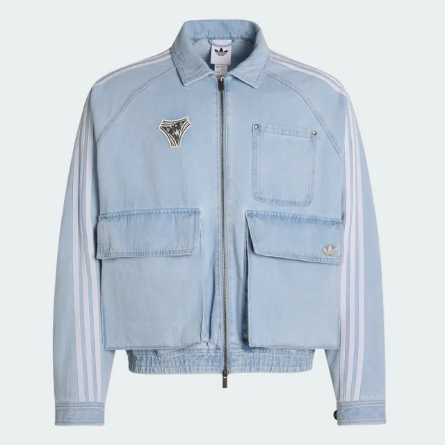 【adidas 愛迪達】ADILENIUM 丹寧外套 男 - Originals KX4824