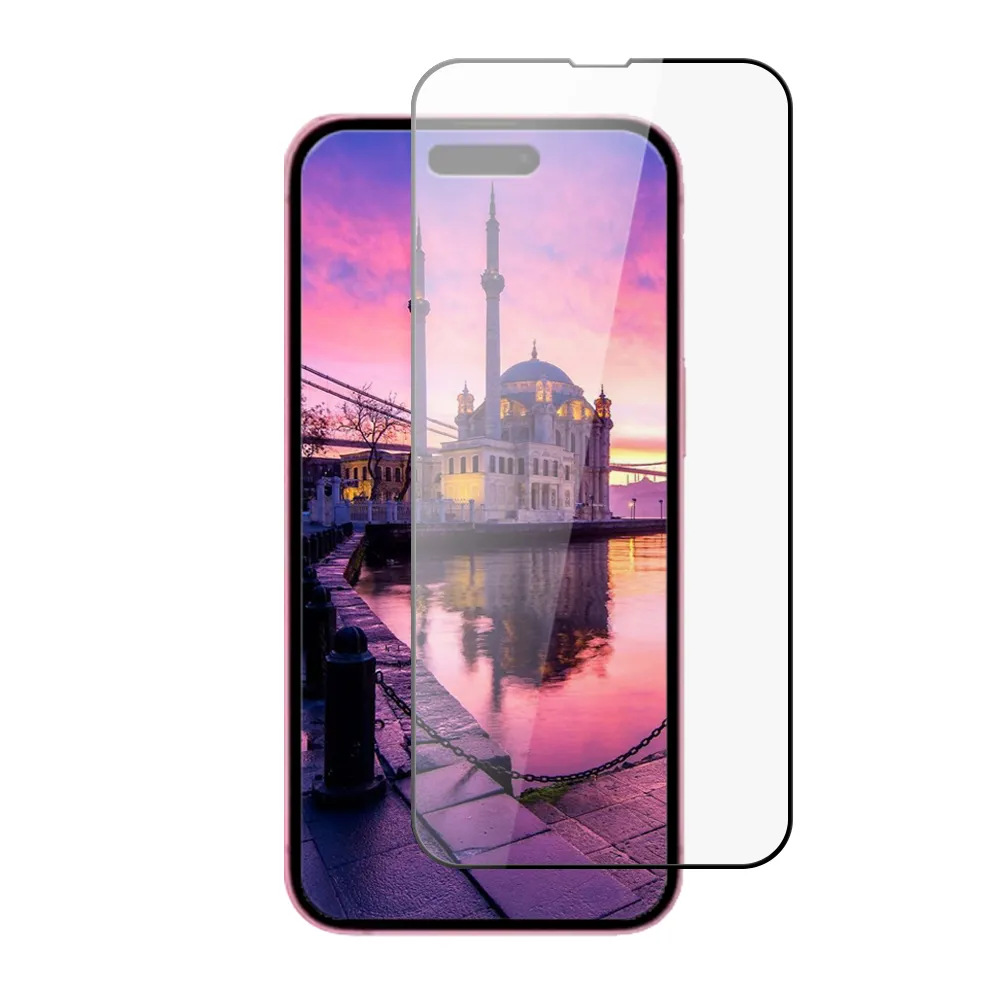 【龍鱗保貼】IPhone 15 PRO MAX 保護貼滿版高清黑框玻璃鋼化膜