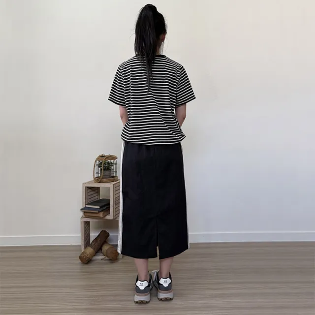 【Hana Mokuba】花木馬日系女裝造型小口袋橫條上衣