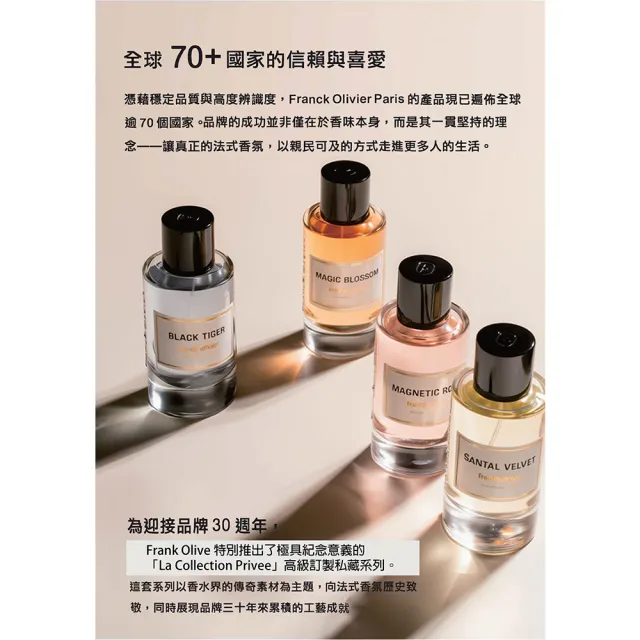 【Franck Olivier】浪漫玫瑰女性淡香精75ml(專櫃公司貨)