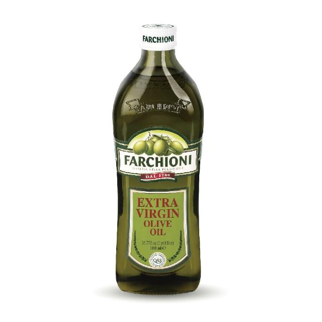【法奇歐尼】義大利經典特級冷壓初榨橄欖油1L(大綠瓶/生飲級/高橄欖多酚/QAS食安認證/全素食/原裝進口)