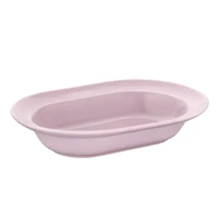【STAUB】橢圓形陶瓷盤餐盤深盤25cm-日暮粉(德國雙人牌集團官方直營)