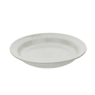 【STAUB】圓形陶瓷盤餐盤湯盤24cm-松露白(德國雙人牌集團官方直營)