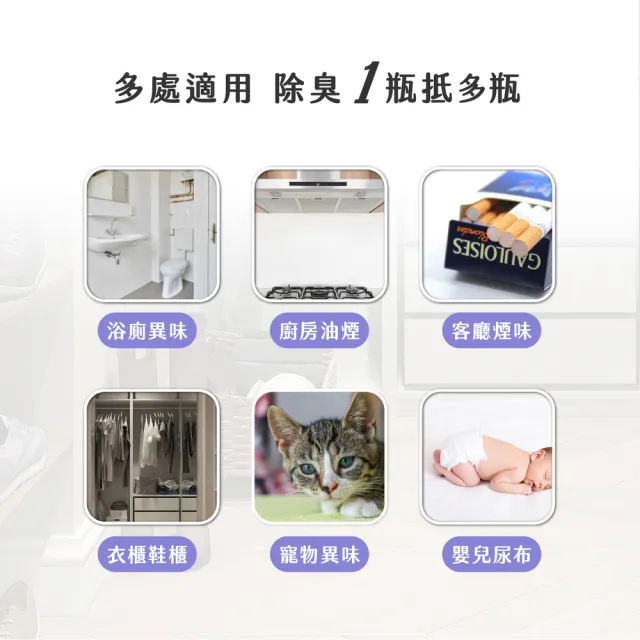抑菌除臭噴霧 300ml_4入組｜空間除臭｜鞋櫃除臭｜寵物空間｜居家清潔｜抑菌