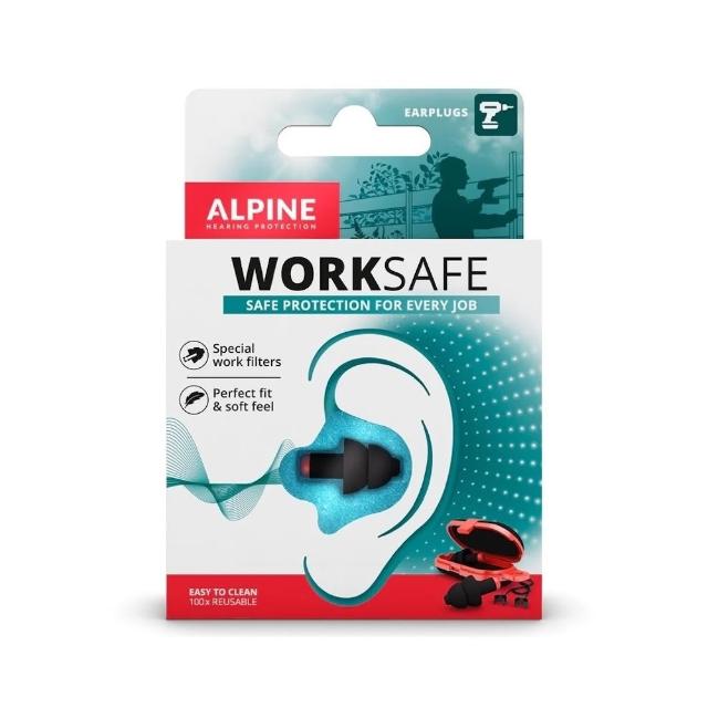 【ALPINE】Work Safe 工作用耳塞 工業用 降噪 裝潢 工廠 隔音耳塞 聽力保護(原廠公司貨)