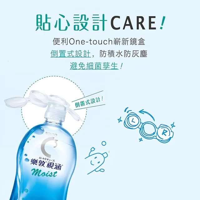 【樂敦】視涵水感多效保養液 長效保濕/清涼滋潤 500mLx2(隱形眼鏡藥水. 保養液)