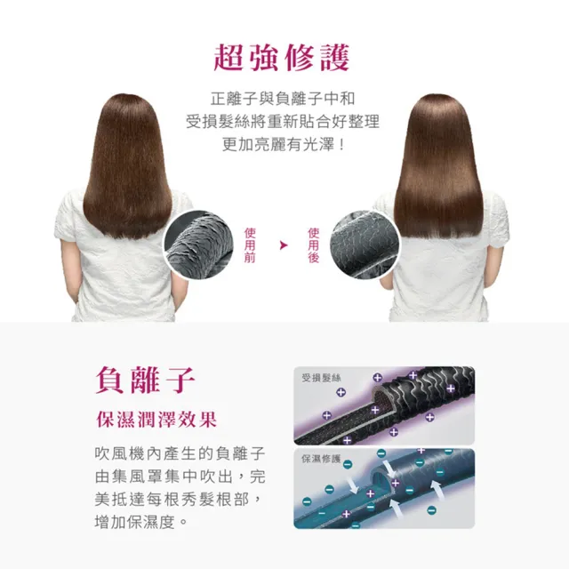 【TESCOM】官方直營 雙電壓負離子吹風機 BID48TW