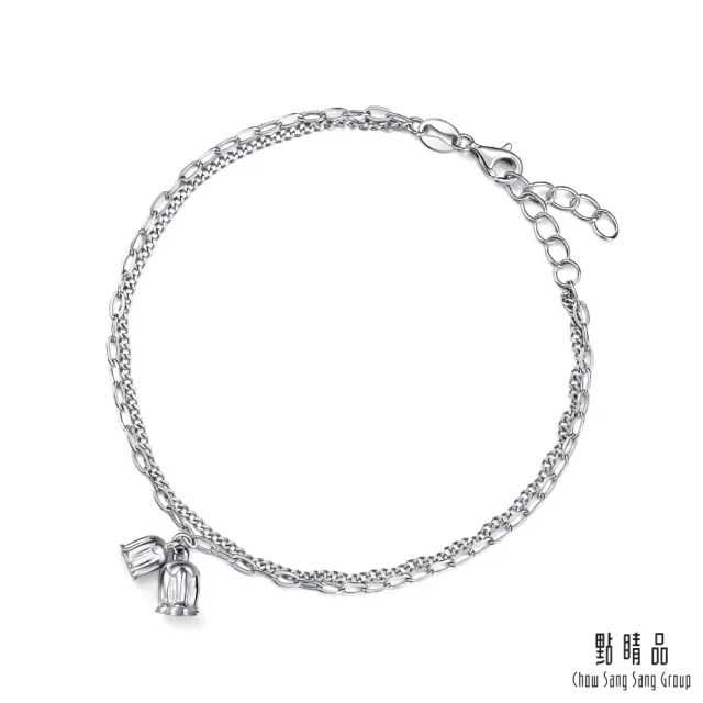 【點睛品】網路獨家款 鈴蘭花 鉑金手鍊(4月新品)