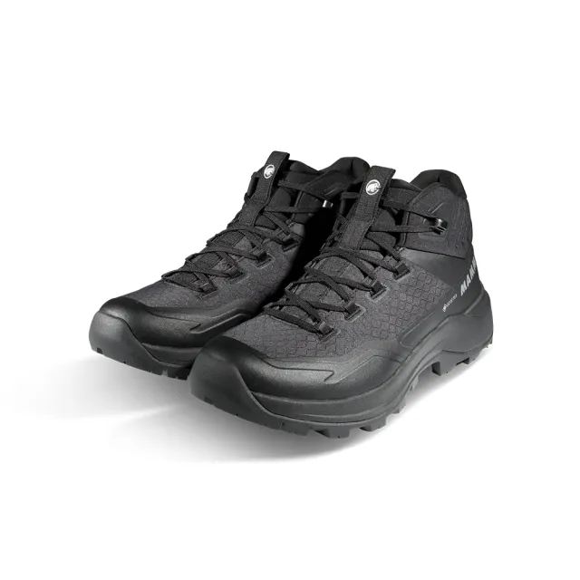 【Mammut 長毛象】Sertig III Mid GTX Men GTX防水中筒健行鞋 黑色 男款 #3030-05570