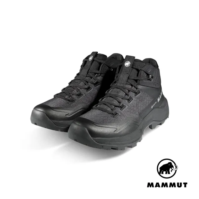 【Mammut 長毛象】Sertig III Mid GTX Women GTX防水中筒健行鞋 黑色 女款 #3030-05580