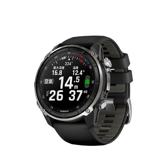 【GARMIN】Descent MK3i GPS 潛水電腦錶 (51mm) 鈦銀色