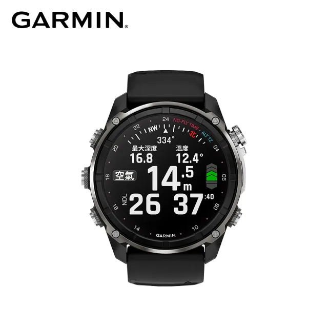 【GARMIN】Descent MK3i GPS 潛水電腦錶 (51mm) 鈦銀色
