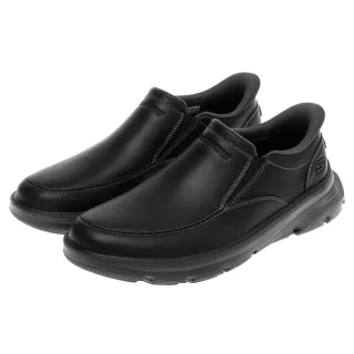 【SKECHERS】男鞋 休閒系列 休閒鞋 瞬穿舒適科技 ARCH FIT GARZA 紳士圓頭皮鞋 (205518BLK)