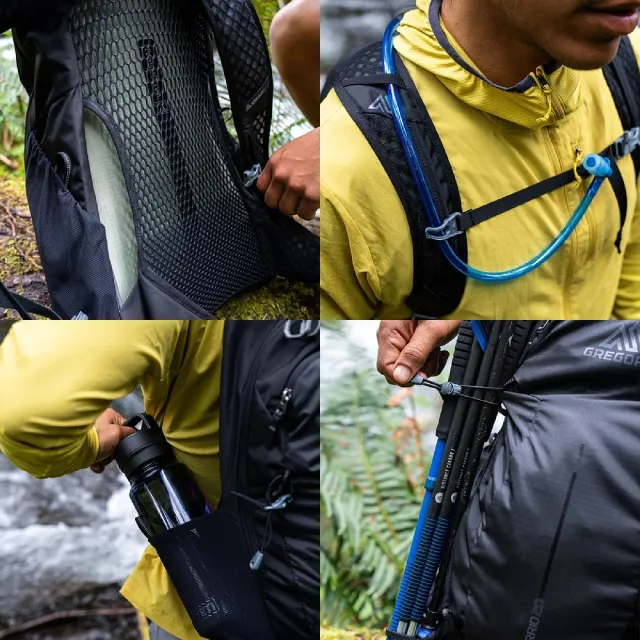 【Gregory】後背包 24L Arrio 黑 登山包 戶外 大容量 越野 健行 157884A798