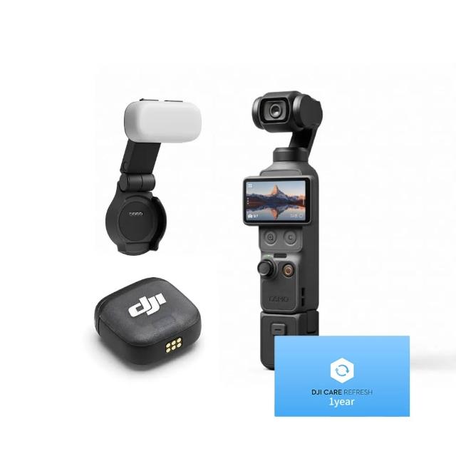 【DJI】OSMO POCKET 4全能套裝+1年版Care 手持口袋攝影機/相機 ｜旗艦高畫質｜多款底片濾鏡