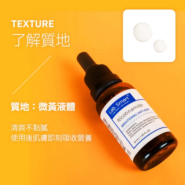 【Dr.Hsieh 達特醫】LabSmart Hi-Tech藍標 維生素B3菸鹼醯胺精華30ml(三入組/無盒)