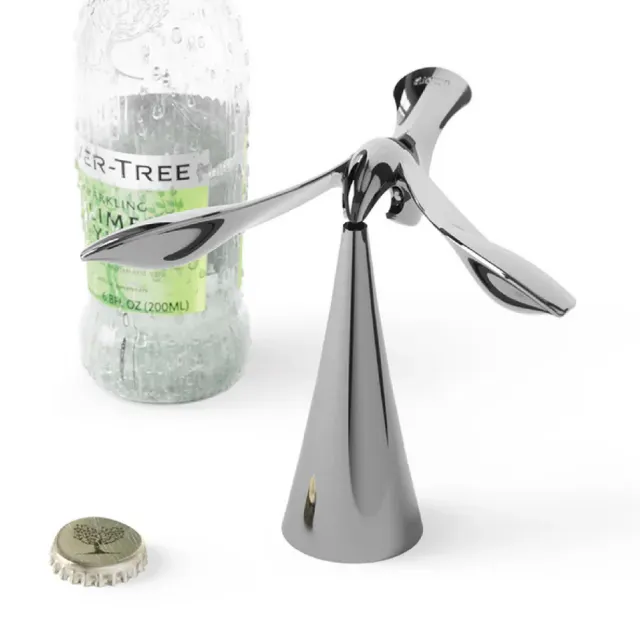 【UMBRA】加拿大 Tipsy平衡鳥開瓶器 鈦黑 / 開瓶器 啤酒開酒器 開酒器