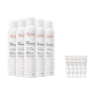 【Avene 雅漾】官方直營 活泉水穩膚噴霧300mlx5入組(保濕化妝水/舒緩乾癢敏弱)