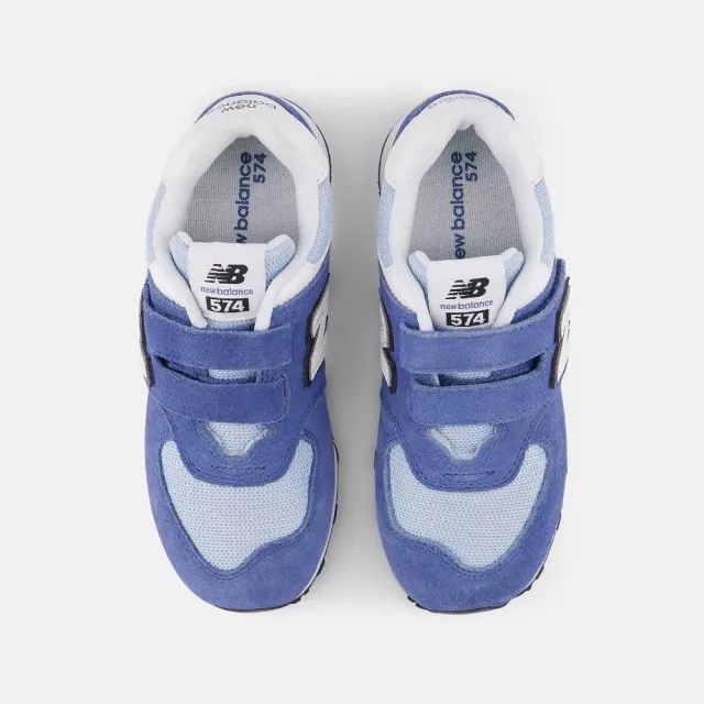 【NEW BALANCE】NB 運動鞋 童鞋 中童 兒童 魔鬼氈 藍白 P5742I6