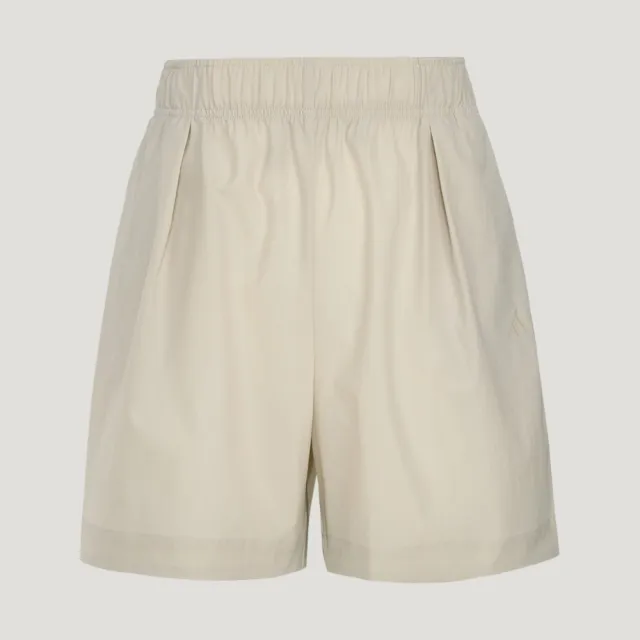 【adidas 愛迪達】短褲 女 休閒褲 FAV WV SHO 米白 KS5322