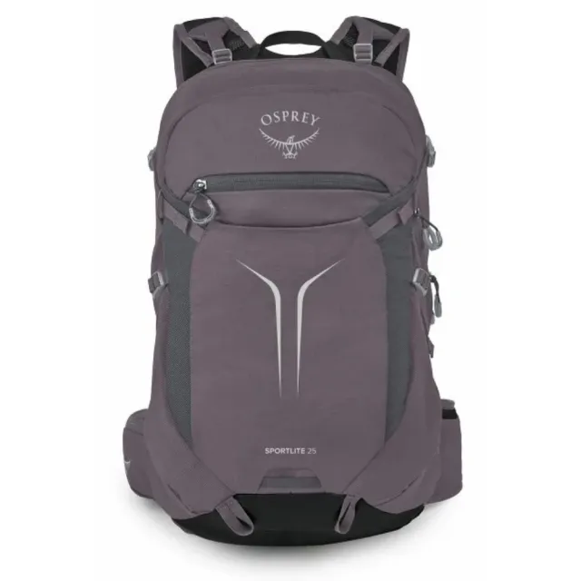 【Osprey】雙11 ☆2026新改款☆ Sportlite 25 輕量透氣運動背包 Graphite Purple｜多用途背包 健