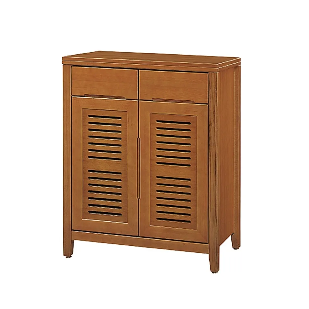 【AS雅司設計】愛德華3尺實木鞋櫃-84x38.2x107.6cm