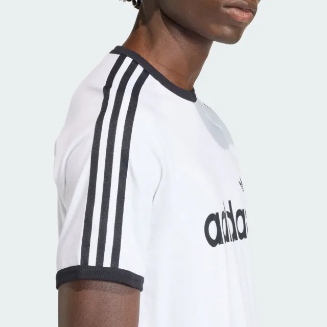 【adidas 愛迪達】運動 休閒 短袖 T恤 男上衣 3S RINGER T(KF0418)
