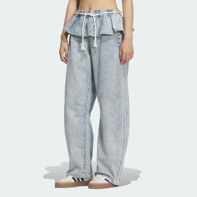 【adidas 愛迪達】運動 休閒 長褲 女褲 OG W 2IN1 PANT(KT3051)