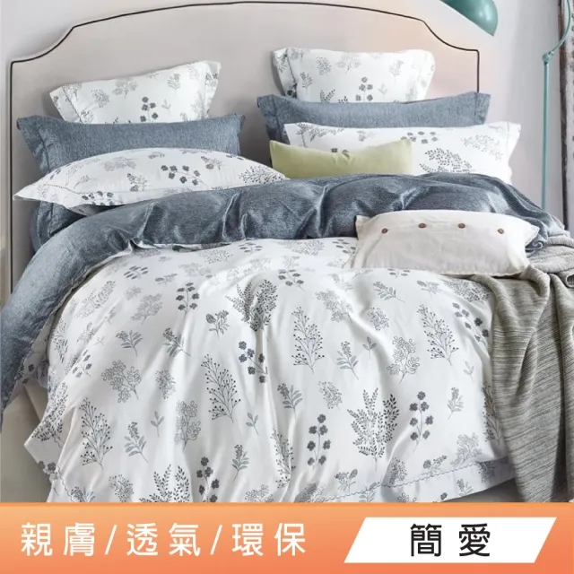 【DeKo】買一送一   40支100%萊賽爾天絲床包枕套組 多款任選(雙/加 均一價)