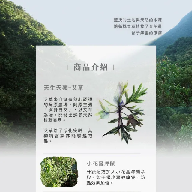 【阿原】艾草防蚊液95mL 3入(防小黑蚊-草本驅蚊)