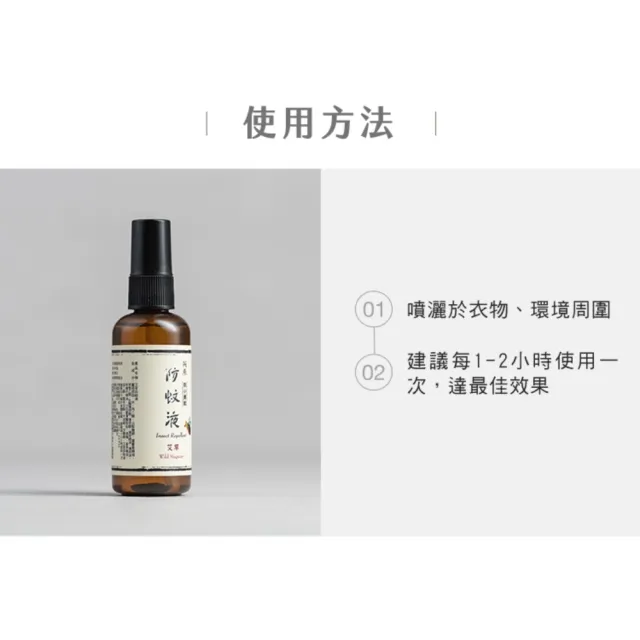 【阿原】艾草防蚊液95mL 3入(防小黑蚊-草本驅蚊)