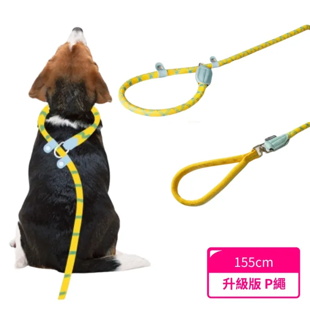 Tuffhound 升級版P繩155cm 犬貓牽引繩 TF014A(寵物牽繩 遛狗繩 遛貓繩)
