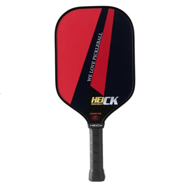 HEICK 高級碳纖維匹克球拍組USAPA認證 入門進階 初學專用(匹克球40孔*4/碳纖維球拍*2/收納背包*1)