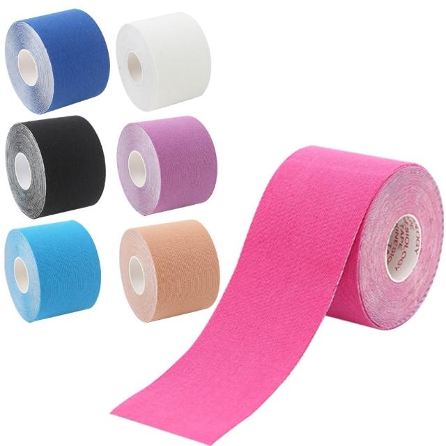 【keep power】運動肌肉貼布2入組-5cm*5m 多色可選 自由裁減(機能貼 肌肉貼 肌肉保護 運動繃帶)