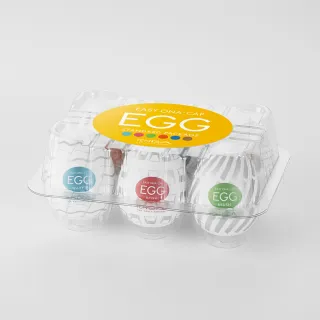 【TENGA官方直營】EGG綜合蛋6入組 多款可選(情趣用品 日本 飛機杯 一次性 自慰套 自慰器 自慰杯 附潤滑液)