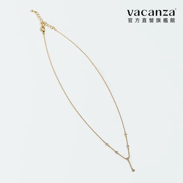 【vacanza】星辰淚光 項鍊 鎖骨鍊(情人節禮物 生日禮物)