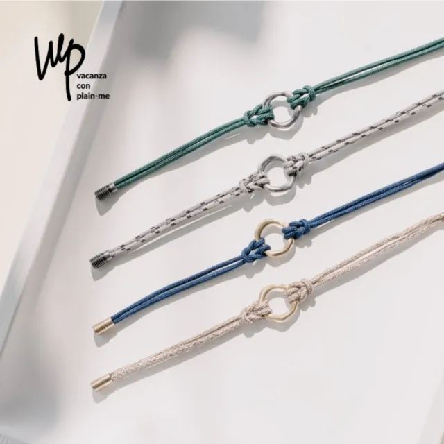 【vacanza】Plain-me聯名|剛柔並濟 波浪環 316L醫療鋼飾品 純鋼手繩(抗過敏 生日禮物 絕版品)