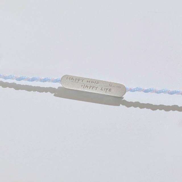 【vacanza】祈願｜good mood 925純銀飾品 純銀手鍊(抗過敏 生日禮物)