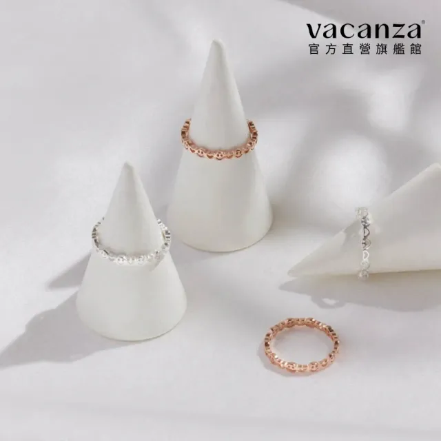 【vacanza】微笑環繞 925純銀飾品 純銀戒指(抗過敏 情人節禮物 生日禮物)
