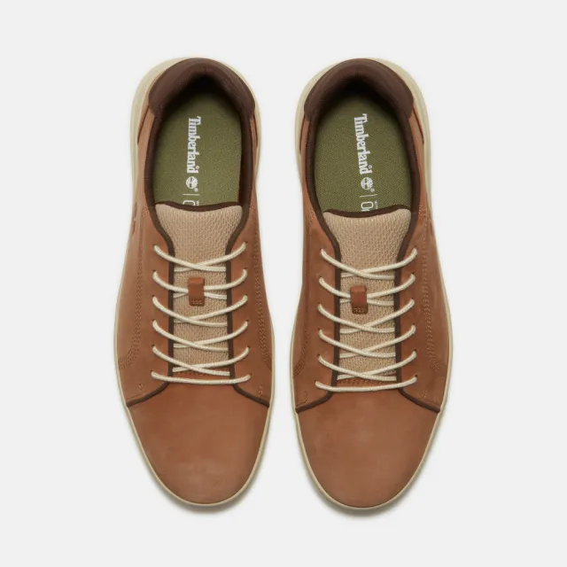 【Timberland】男款棕色低筒休閒鞋(A41F7EM5)