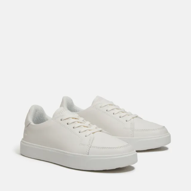 【Timberland】女款白色Emerson Street低筒休閒鞋(A41JXEM2)